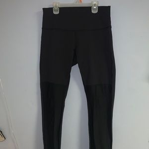 Lululemon Wunder Under Panel Leggings Embossed Logo *rare*